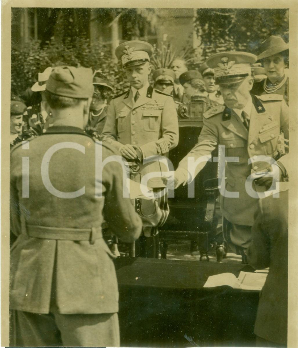 Fotografia d epoca originale 1939 MILANO Cerimonia di consegna dei premi PRO ESERCITO Fotografia 1