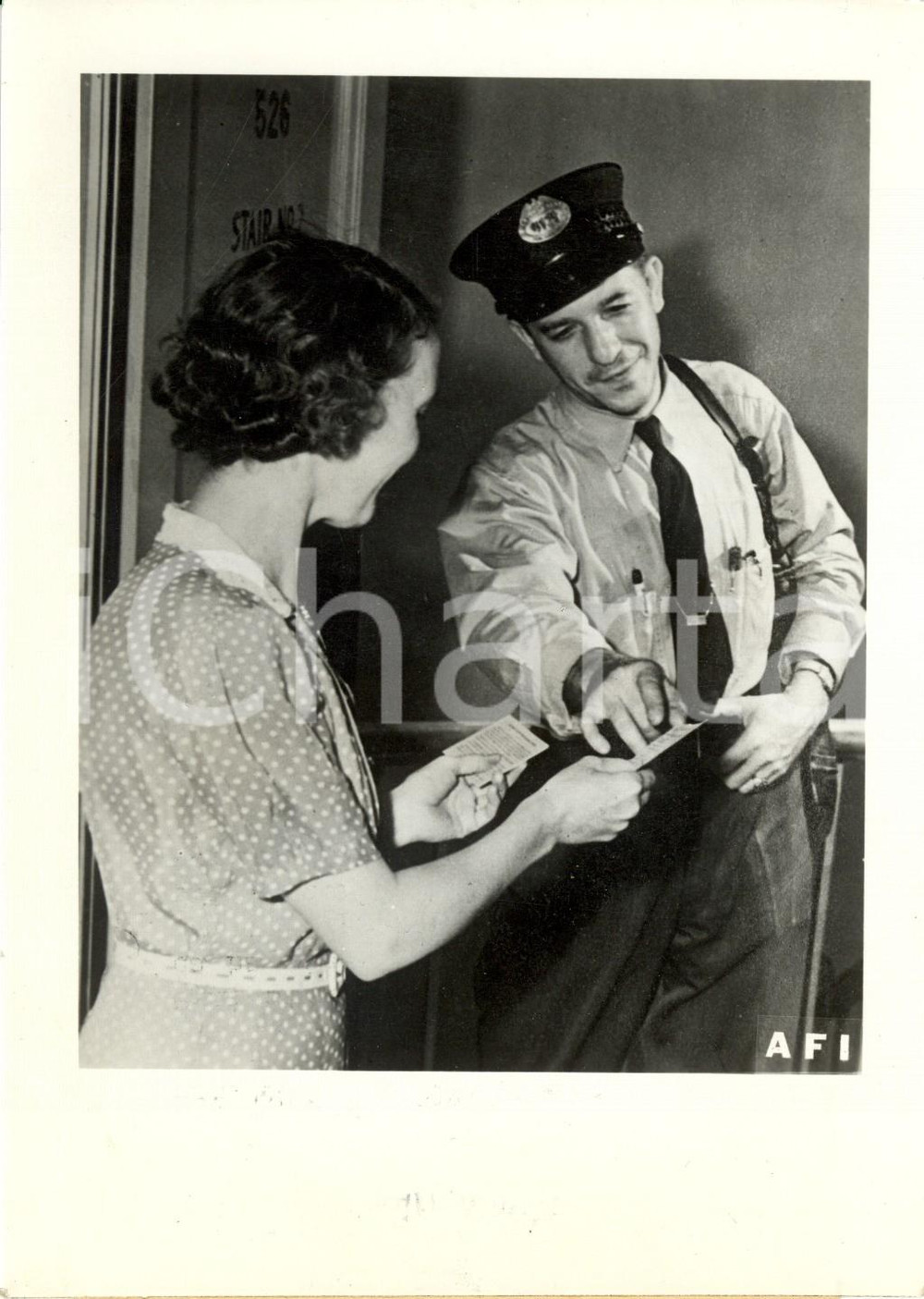 Fotografia d epoca originale 1941 NEW YORK USA WWII Controlli di polizia contro QUINTA COLONNA Fotografia 1