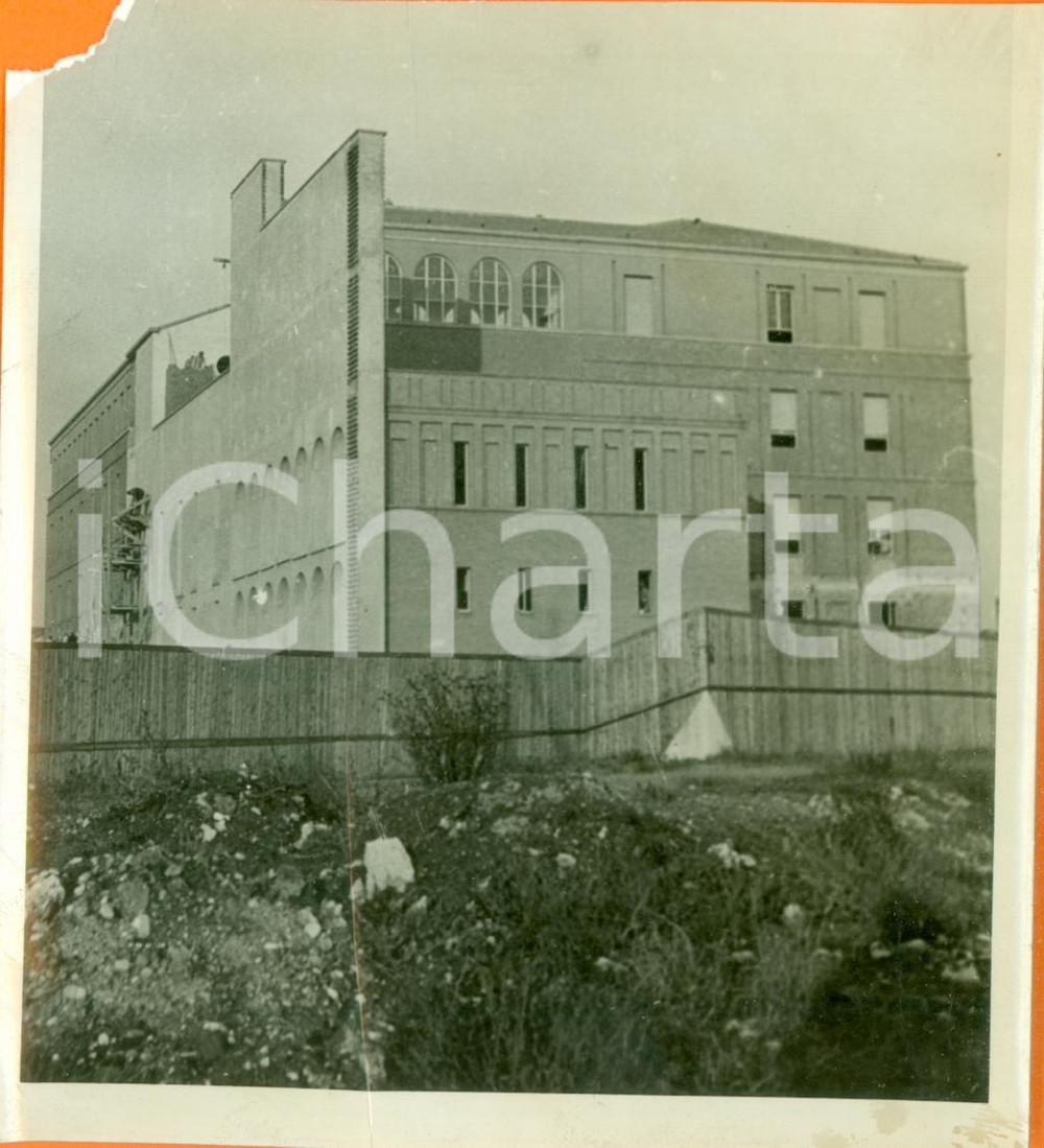 Fotografia d epoca originale 1940 MILANO Costruzione Piccolo Cottolengo DON ORIONE Fotografia DANNEGGIATA 1