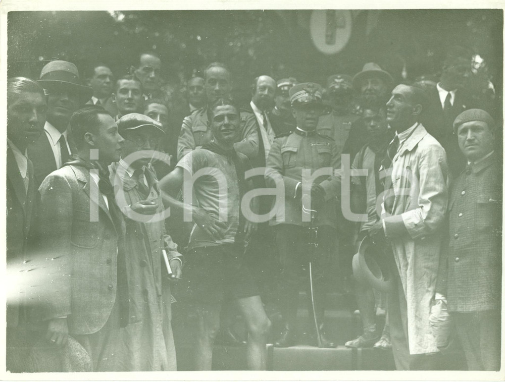 Fotografia d epoca originale 1931 MILANO Vincitore gara ciclistica provinciale giovani fascisti FOTOGRAFIA 1