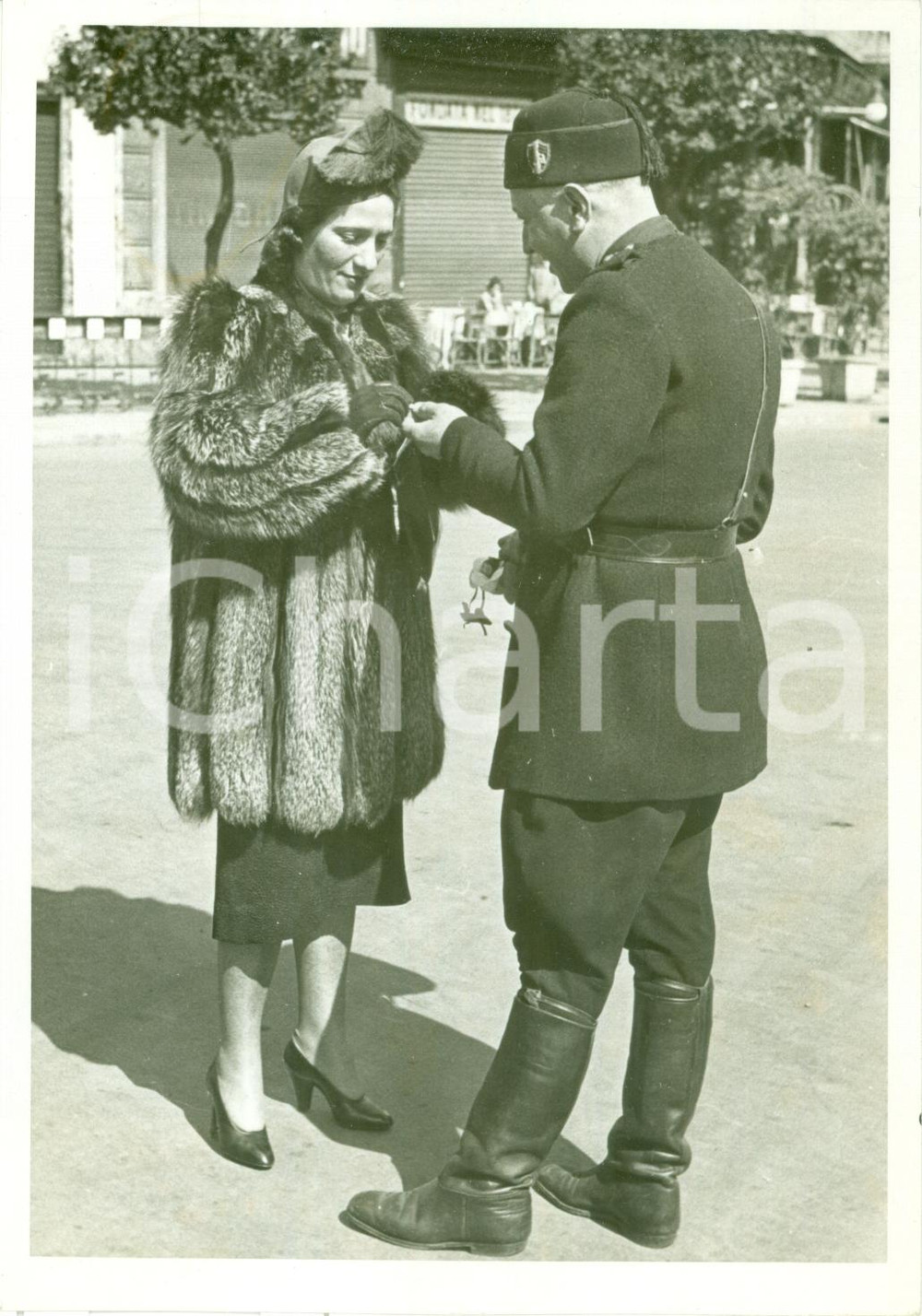 Fotografia d epoca originale 1938 MILANO Giornata della Doppia Croce Antitubercolare Fotografia 1