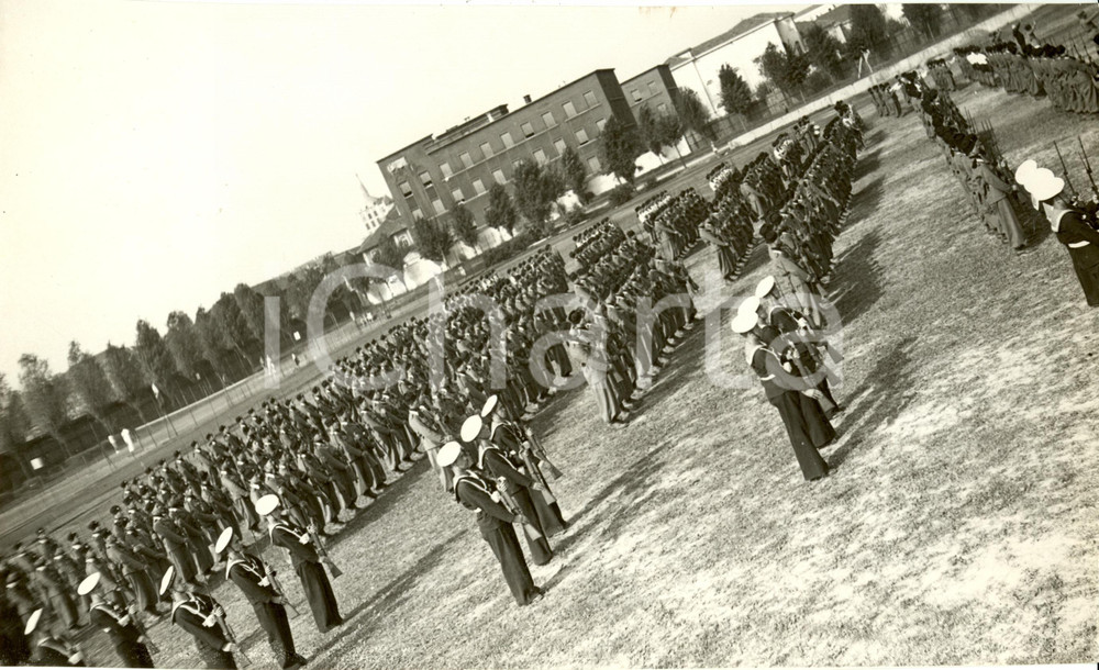 Fotografia d epoca originale 1936 MILANO Avanguardisti durante un esercitazione militare Fotografia 1