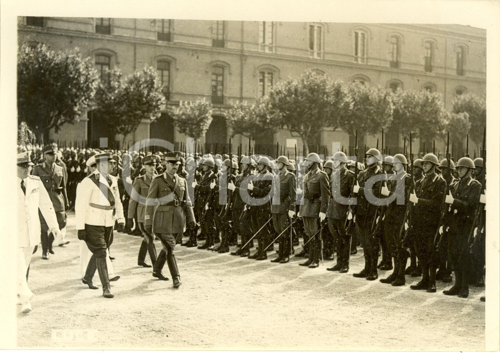 Fotografia d epoca originale 1938 ROMA Viktor LUTZE e SA alla Caserma II Reggimento GRANATIERI Fotografia 1