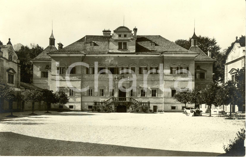 Cartolina originale da collezione 1933 SALISBURGO Austria Castello di HELLBRUN  Santino SOLARI Cartolina FP NV 1