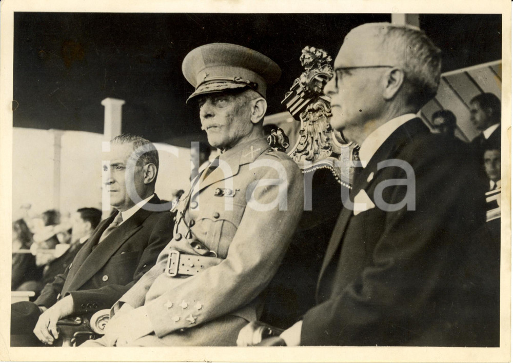 Fotografia d epoca originale 1927 PORTOGALLO Antonio Oscar CARMONA e Antonio de OLIVEIRA SALAZAR Fotografia 1