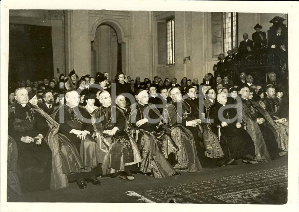 Fotografia d epoca originale 1938 ROMA Carlo SALOTTI e altri cardinali concerto Lorenzo PEROSI Fotografia 1
