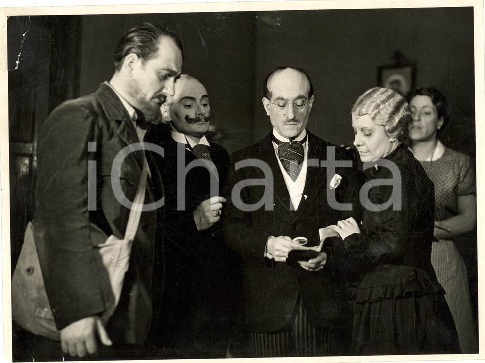 Fotografia d epoca originale 1936 MILANO TEATRO Filodrammatici  Compagnia PALMER  La signora dei merletti 1