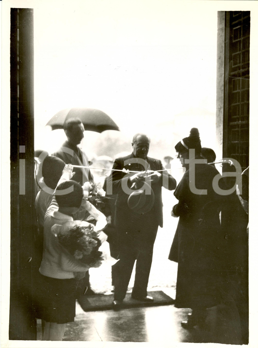 Fotografia d epoca originale 1933 MILANO Scuole Elementari via GATTAMELATA Inaugurazione Fotografia 1