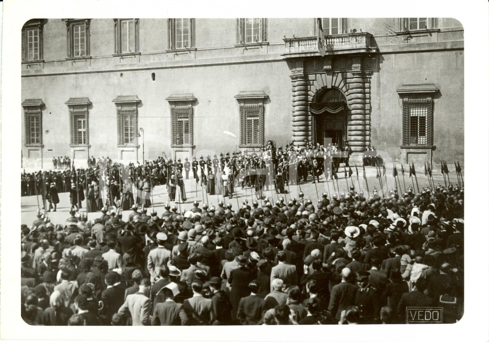 Fotografia d epoca originale 1939 CITTA  DEL VATICANO Papa PIO XII ingresso solenne SAN GIOVANNI in LATERANO 1