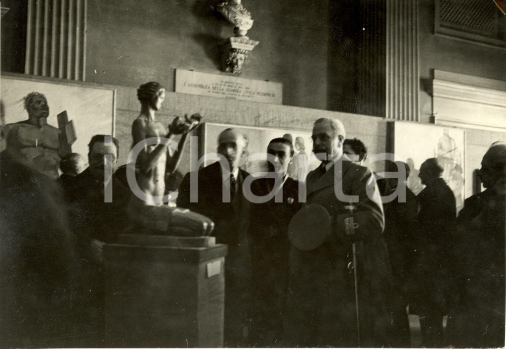 Fotografia d epoca originale 1935 MODENA Mostra dei PRELITTORIALI dell Arte  Inaugurazione Fotografia 1