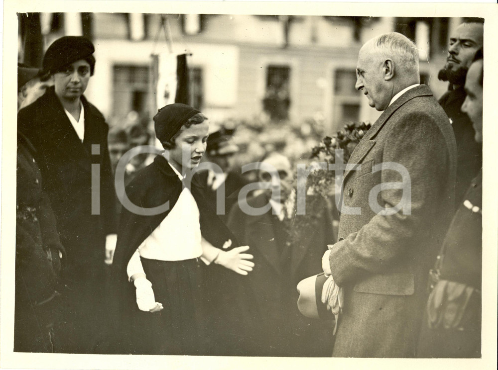 Fotografia d epoca originale 1935 ca LISSONE MB Settimana del Mobile  Riccardo MOTTA Prefetto Fotografia 1