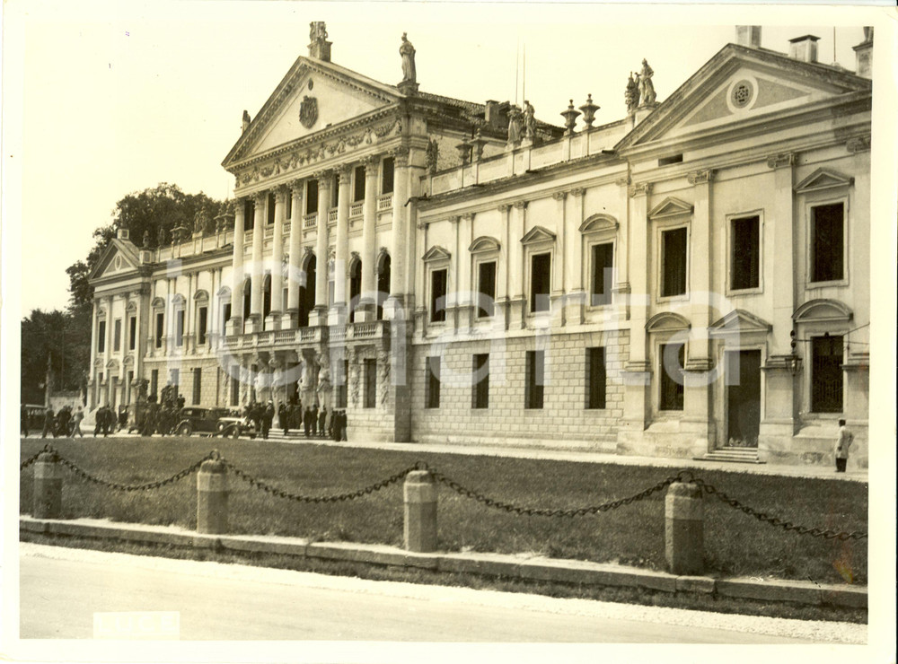 Fotografia d epoca originale 1934 STRA  VE La facciata della Villa Reale PISANI Foto 24 x 18 cm 1
