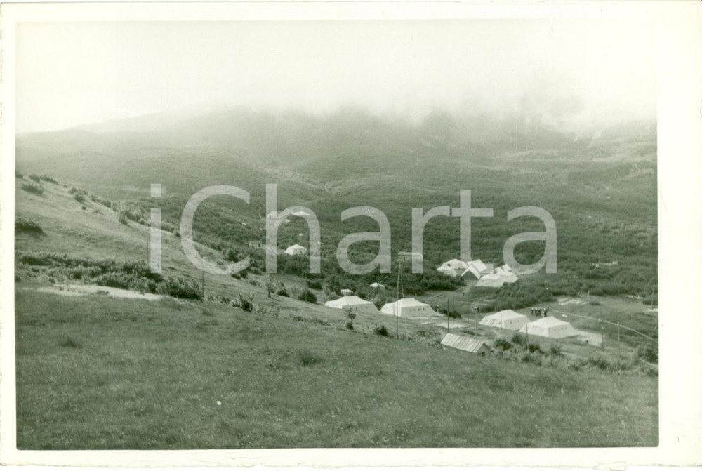 Fotografia d epoca originale 1939 PASSO DEL CERRETO MS Campo estivo della Marina Fotografia 1