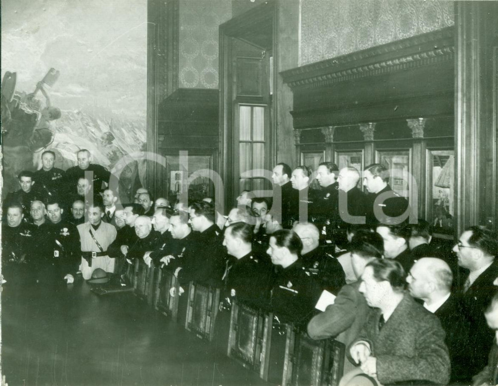Fotografia d epoca originale 1930 ca ROMA Palazzo Piazza SAN SEPOLCRO a Federazione Fasci Combattimento FOTO 1