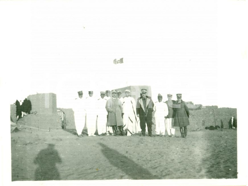 Fotografia d epoca originale 1931 EL TAG LIBIA Rodolfo GRAZIANI dopo presa di CUFRA Foto di Maurizio RAVA 1