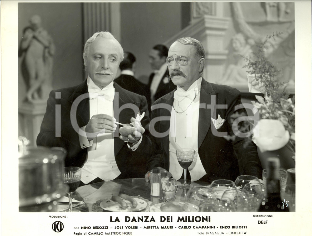 Fotografia d epoca originale 1940 LA DANZA DEI MILIONI Nino BESOZZI Camillo MASTROCINQUE Foto di scena 1