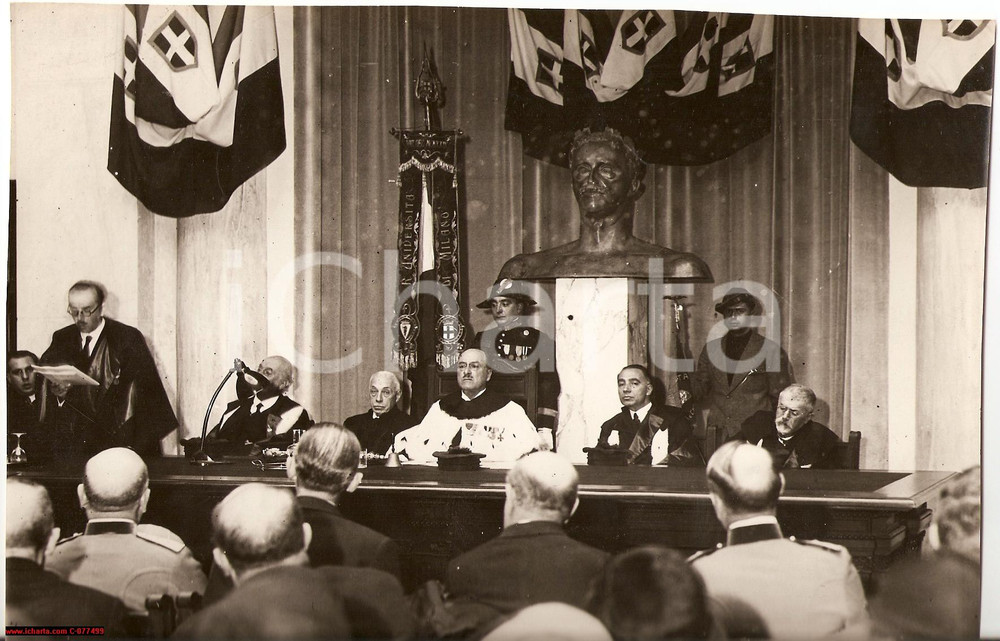 Fotografia d epoca originale 1931 Milano Inaugurazione Anno Accademico FOTO Livini 1