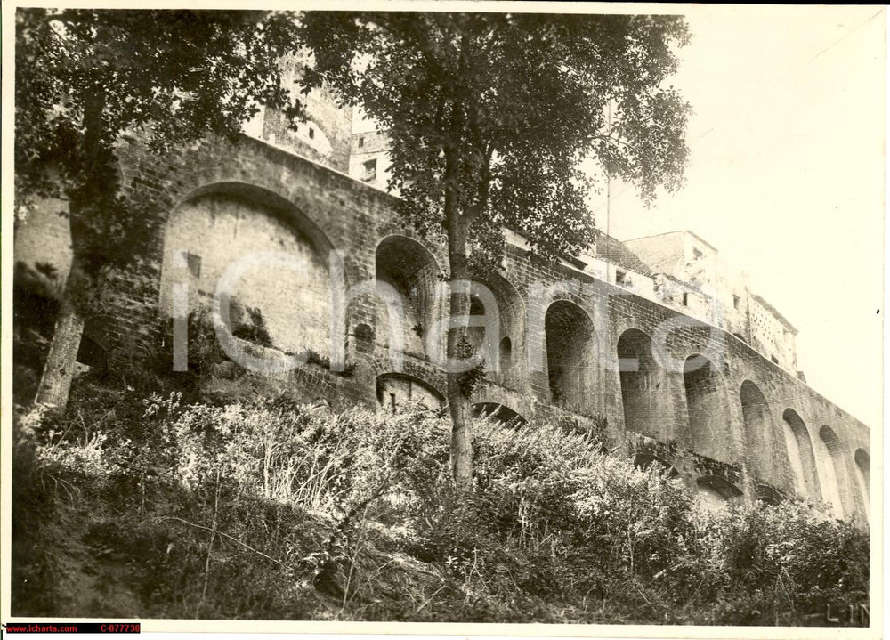 Fotografia d epoca originale 1930 TOCCO CAUDIO BN Consolidamento dell abitato Foto 1