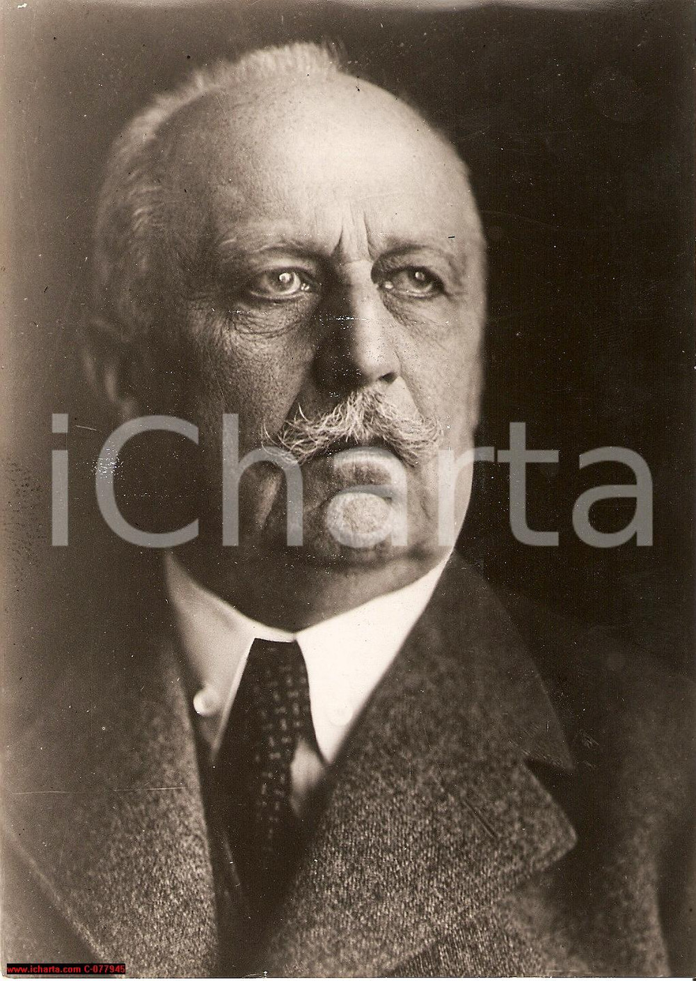 Fotografia d epoca originale 1937 WWI generale Erich Ludendorff malato, krankt PHOTO 1