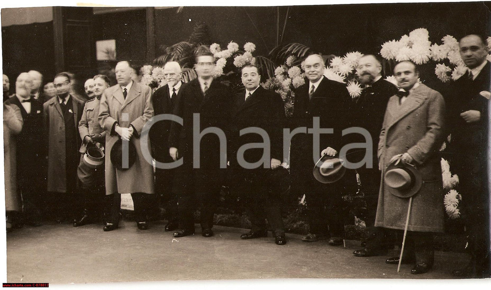 Fotografia d epoca originale 1932 MILANO Palazzo della Permanente MOSTRA DEL FIORE 1
