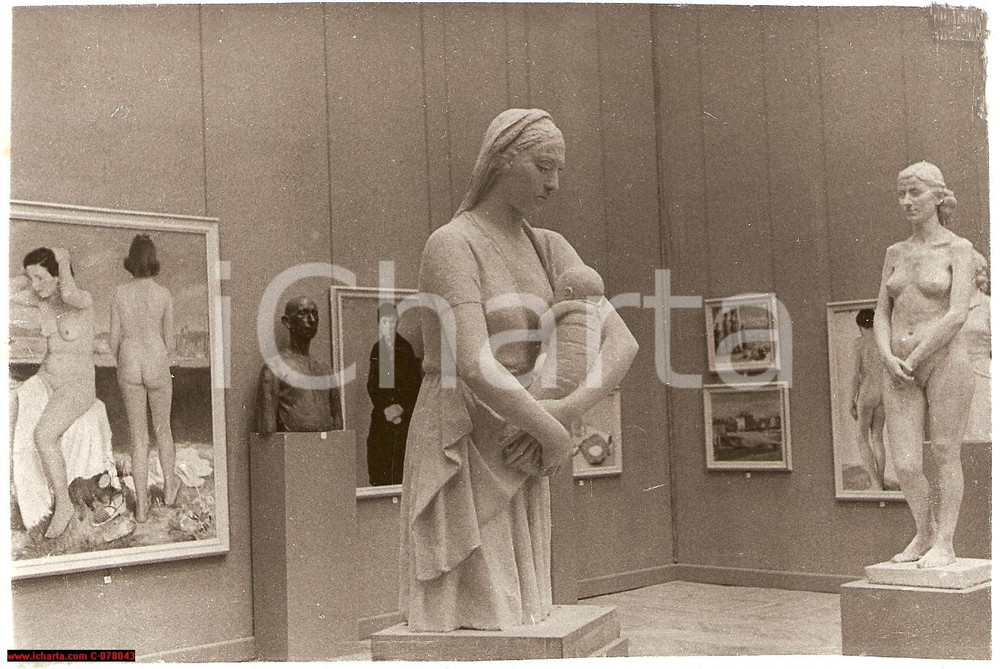 Fotografia d epoca originale 1939 Roma MOSTRA DELL ISTRUZIONE ARTISTICA 1