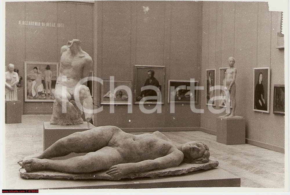 Fotografia d epoca originale 1939 ROMA, Mostra dell Istruzione Artistica, REAL PHOTO 1