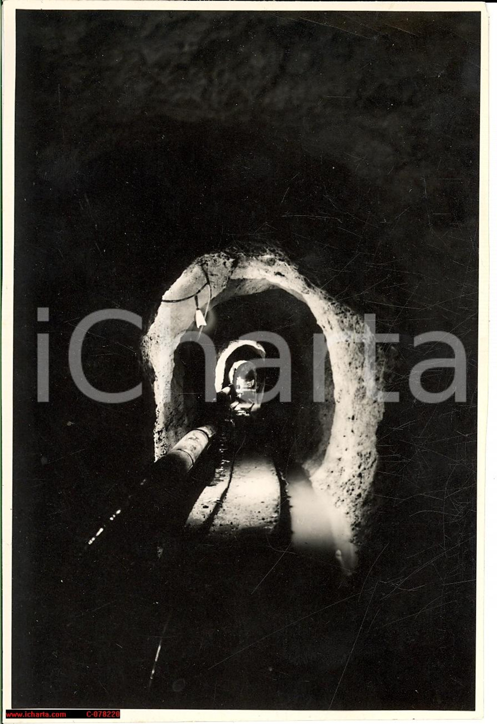 Fotografia d epoca originale 1935 Bengasi LIBIA Foto Gallerie Acquedotto Waterworks 1