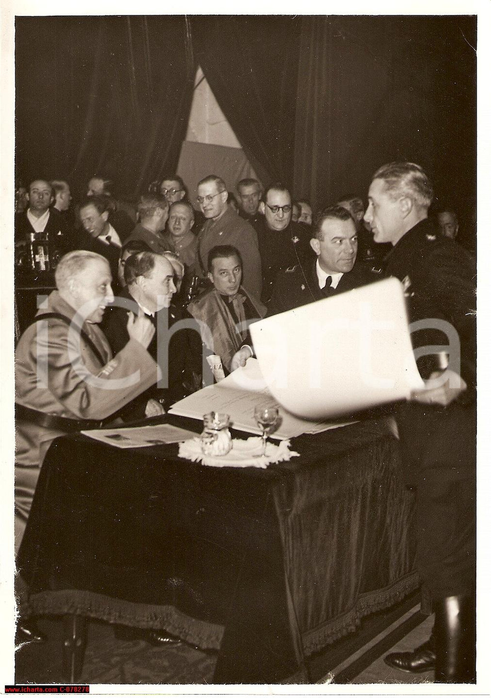 Fotografia d epoca originale 1941 Milano Battaglia Grano V.E. Savoia Conte di Torino 1