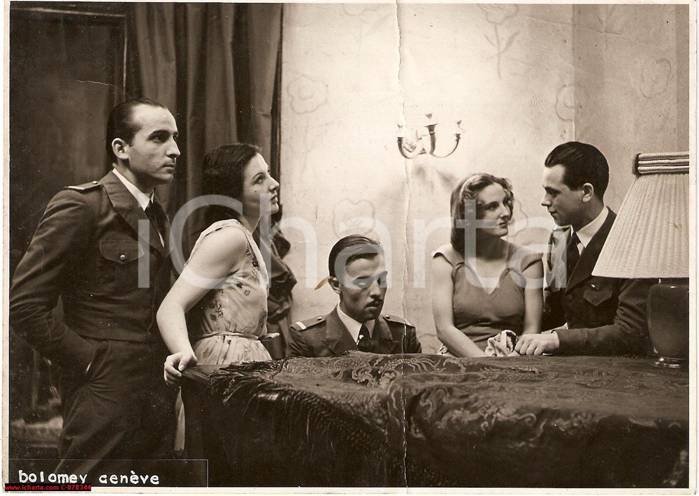Fotografia d epoca originale 1939 R. ACC. ARTE DRAMMATICA Pirandello ETTORE GIANNINI 1