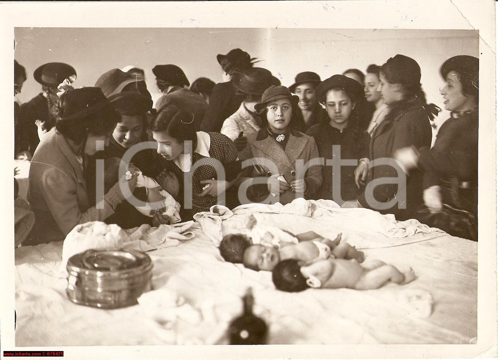 Fotografia d epoca originale 1938 Milano  Policlinico Ostetrica Mangiagalli Foto 1