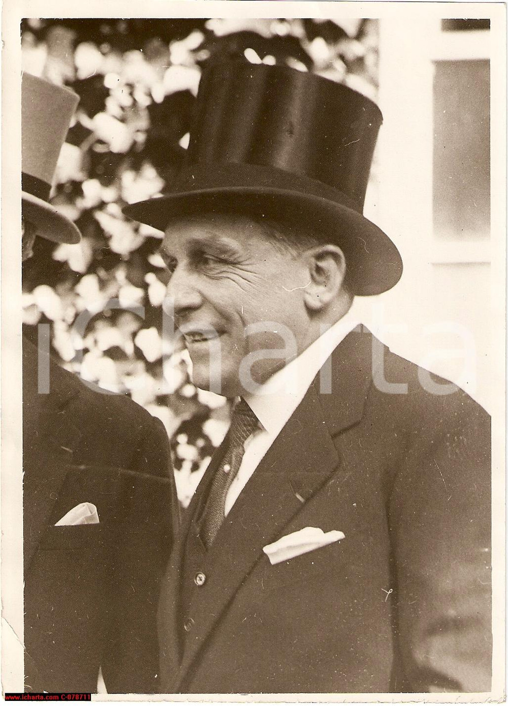 Fotografia d epoca originale 1928 misteriosa scomparsa di Alfred Loewenstein  PHOTO 1