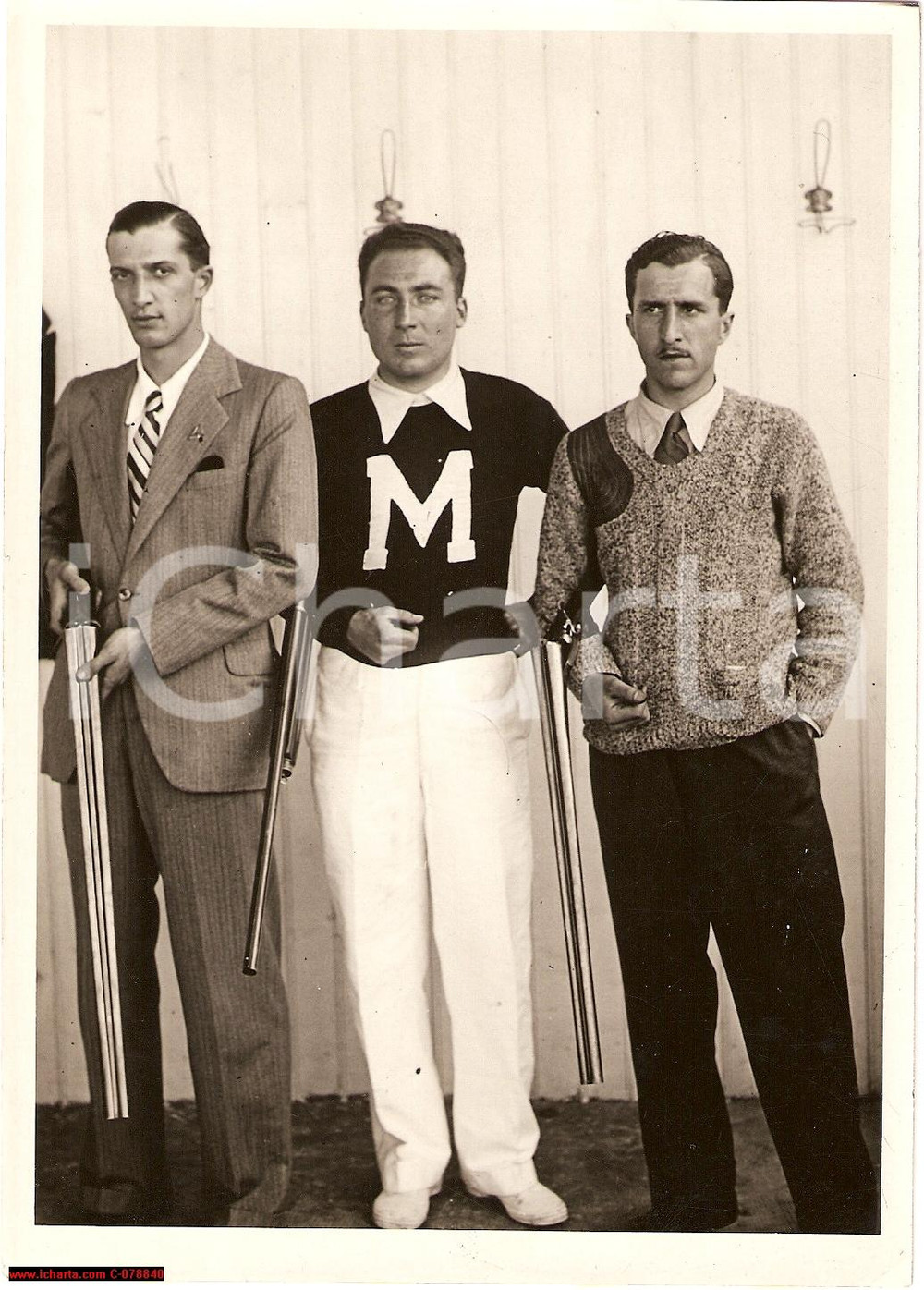 Fotografia d epoca originale 1935 MILANO Littoriali dello sport  Tiro alla Quaglia 1