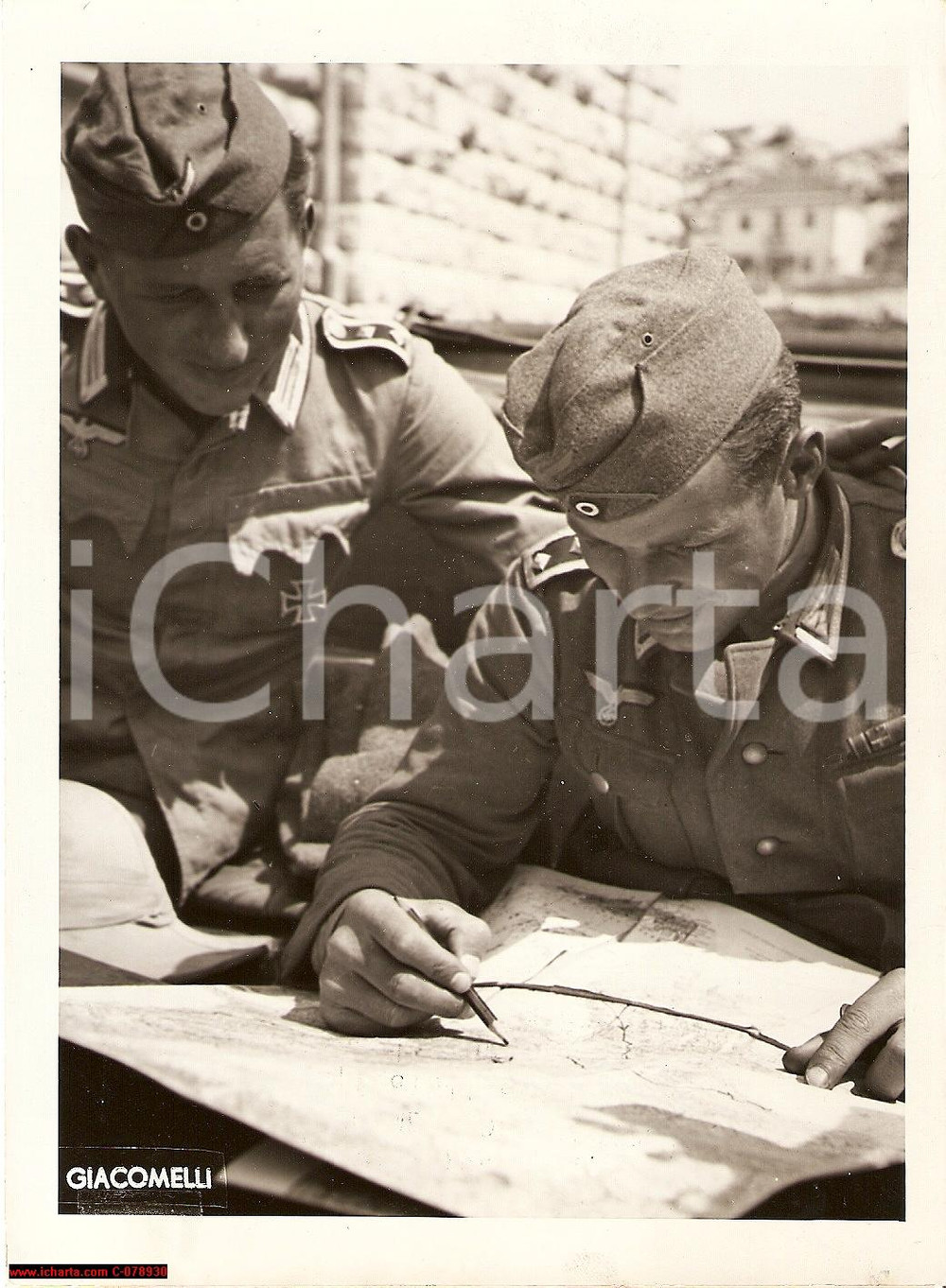 Fotografia d epoca originale 1941 WW2 ROMANIA FRONTE RUSSO Esercito tedesco PHOTO 1