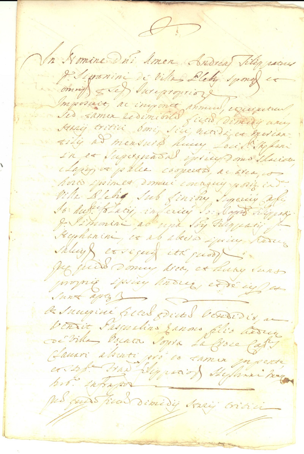 Documento originale, autentico 1786 SANTO STEFANO D AVETO GE Imposizione di censo Andrea FILIPPATI su terra 1