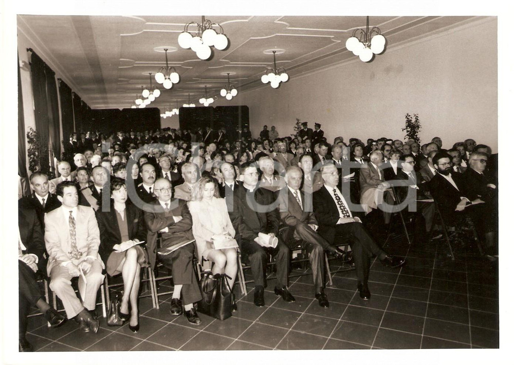Fotografia d epoca originale 1990 ca PESARO AutoritÃ  alla Festa della POLIZIA DI STATO Foto 1