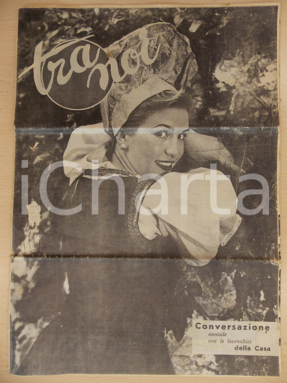 Giornale, rivista storica 1956 ROMA TRA NOI Udienza papale alle casalinghe Rivista femminile ILLUSTRATA 1