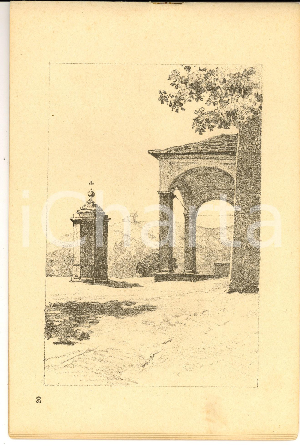 Libro, pubblicazione d epoca 1950 ca ARTE Raccolta di paesaggi e vedute a stampa Album 16 pp. 24x16 cm 1