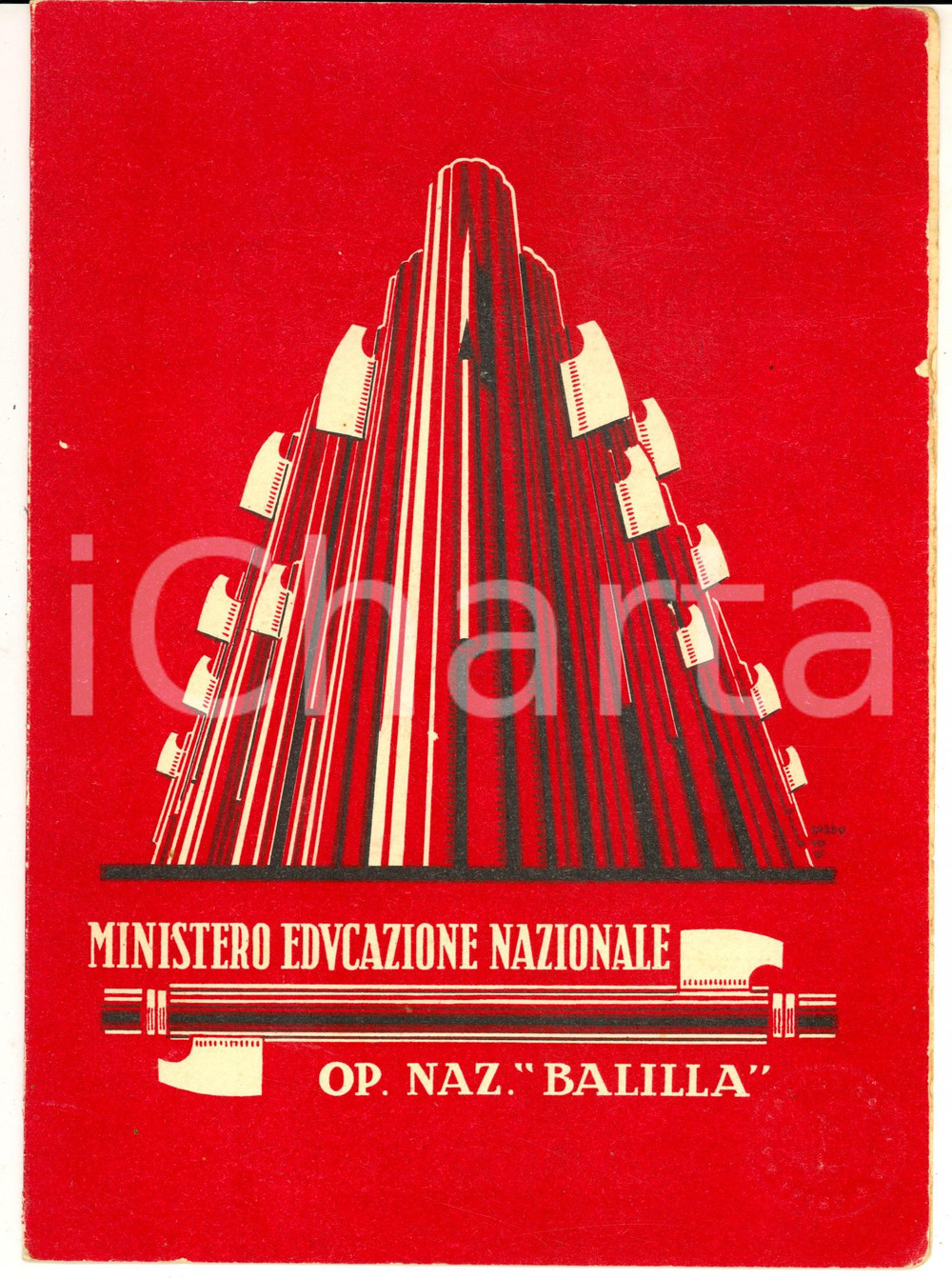 Oggetto da collezione cartaceo 1931 ONB SORIANO NEL CIMINO VT Pagella elementare di Caterina PARSI 1