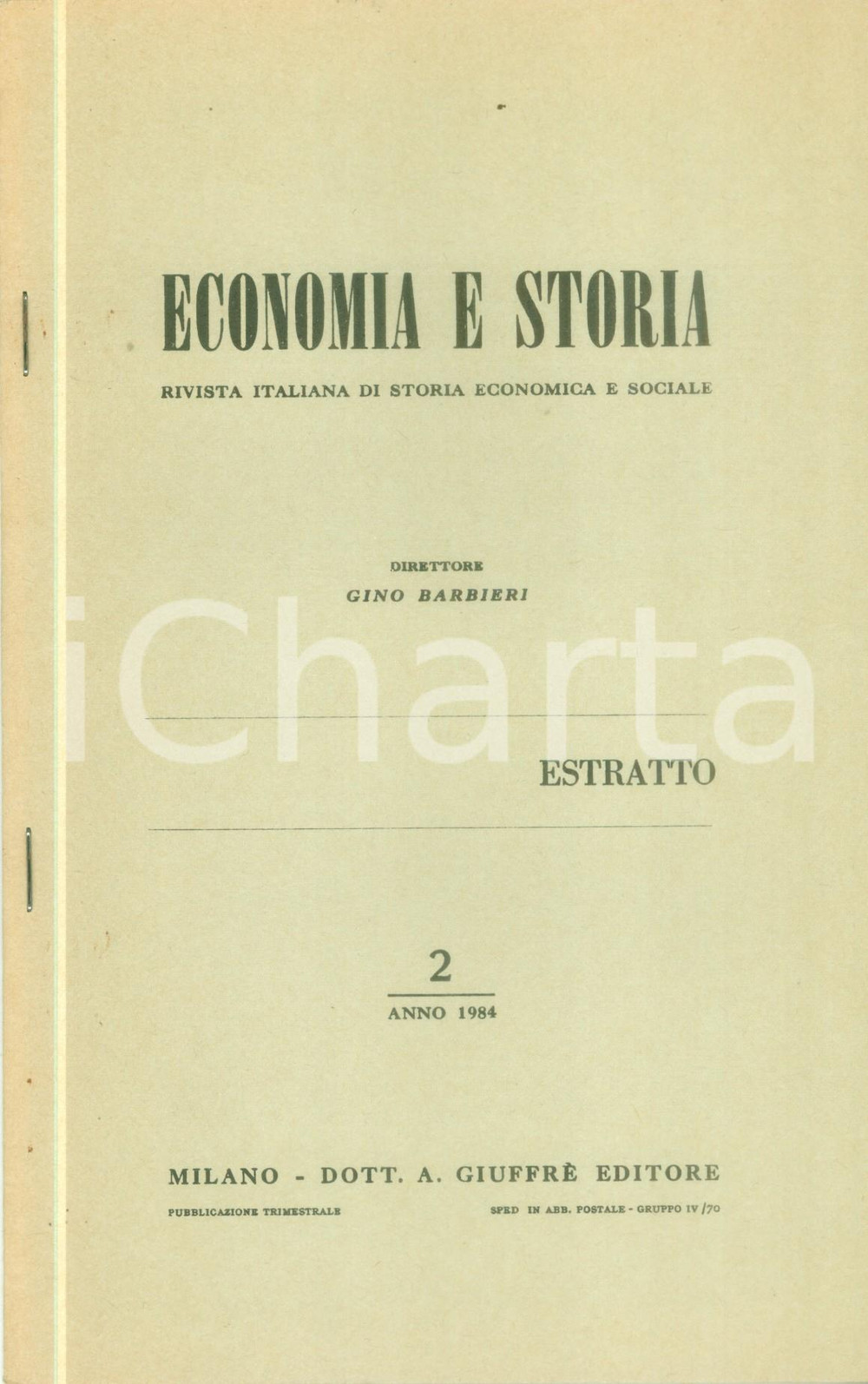 Libro, pubblicazione d epoca 1984 Gloria VIVENZA Aristotele Adam SMITH e la teoria del valore Pubblicazione 1