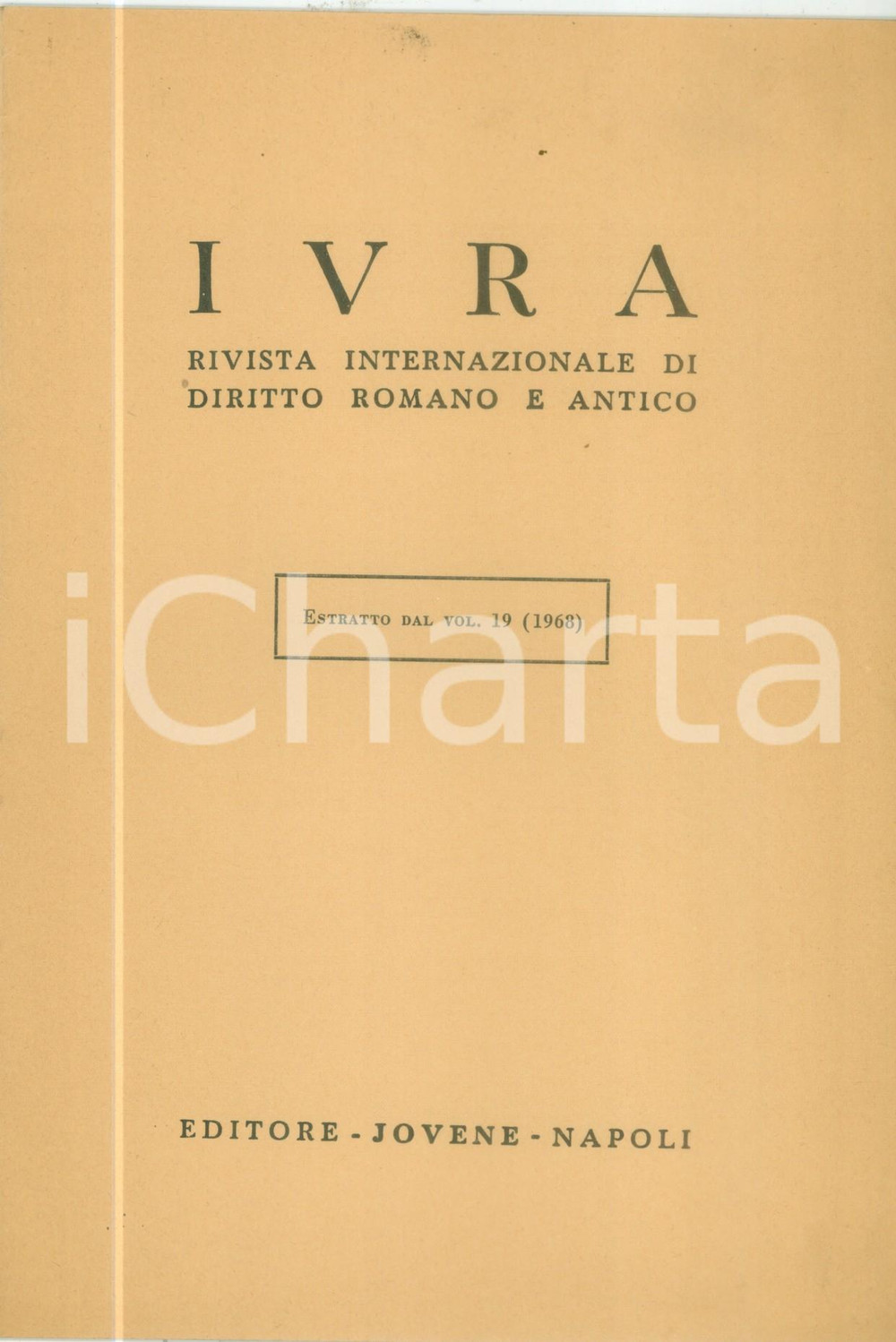 Libro, pubblicazione d epoca 1968 VENEZIA Congresso Internazionale SocietÃ  Italiana storia del diritto 1