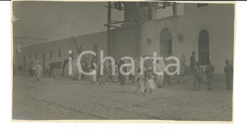 Fotografia d epoca originale 1912 HOMS LIBIA Donne velate alla colonia italiana Foto 1