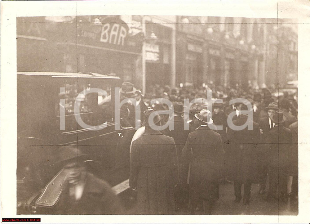Fotografia d epoca originale 1920 Milano Elezioni Amministrative vittoria Socialista 1