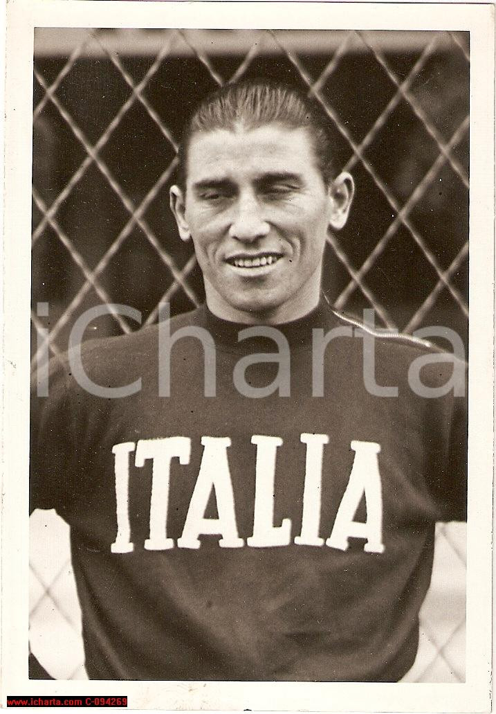 Fotografia d epoca originale 1939 CALCIO Nazionale ITALIA  Giovanni BATTISTONI  Ritratto Foto 9x13 cm 1