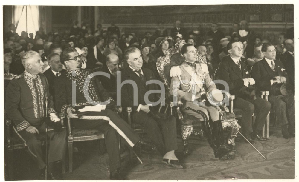 Fotografia d epoca originale 1933 ROMA Premi Mussolini del Corriere della Sera  Umberto di Savoia Foto 1