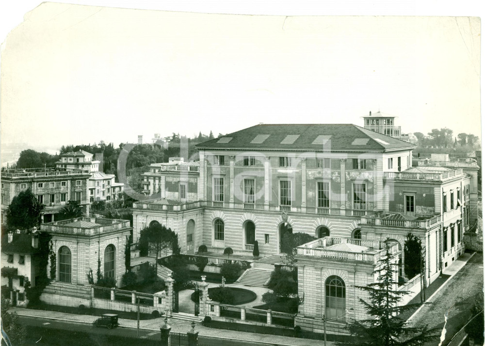 Fotografia d epoca originale 1935 ca ROMA Prospetto sede dell ACCADEMIA AMERICANA Foto DANNEGGIATA 1