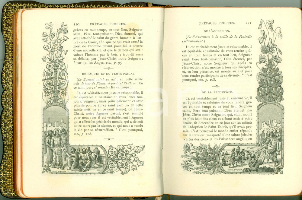 Libro, pubblicazione d epoca 1890 ca MISSEL DES CROISADES Paroissien Romain DEPELLEY 1