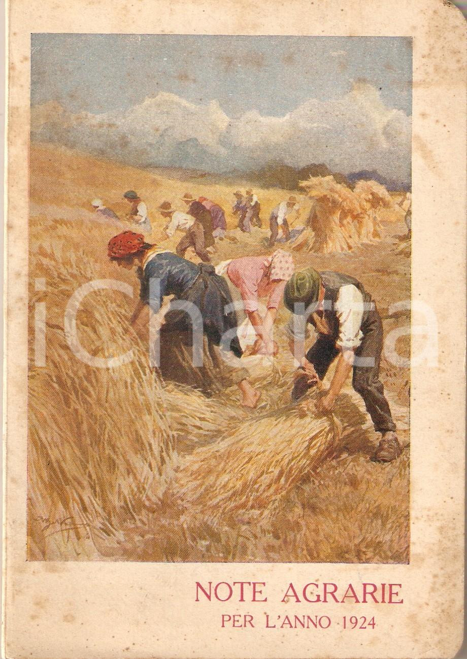 Libro, pubblicazione d epoca 1924 MILANO Società  Italiana Prodotti Azotati CALCIOCIANAMIDE Note Agrarie 1