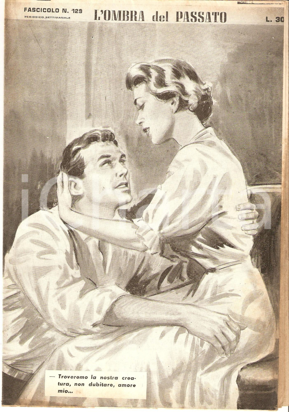 Giornale, rivista storica 1956 OMBRA DEL PASSATO Jean DE VALLORBE Amanti affettuosi Fascicolo 129 1