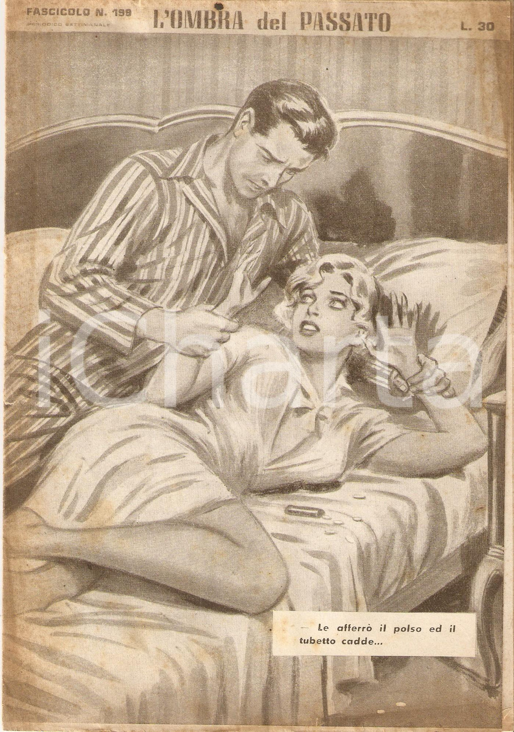 Giornale, rivista storica 1956 OMBRA DEL PASSATO Jean DE VALLORBE Violenza domestica a letto Fascicolo 199 1