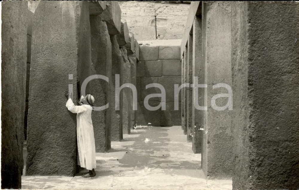 Cartolina originale da collezione 1940 ca PIRAMIDE DI CHEFREN  Egiziano  Fotocartolina 2 1